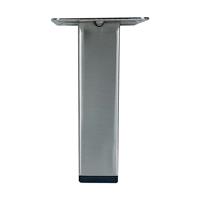 Furniture Legs Europe RVS look vierkanten meubelpoot 10 cm