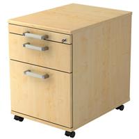 Hjh OFFICE PRO Signa Ac20 CE - Rolcontainer, Melamine-gecoate spaanplaat, Esdoorn