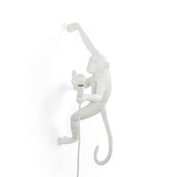 Seletti Monkey Hanging Right Wandlampe Weiß