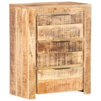 vidaXL Dressoir 59x33x75 cm ruw mangohout