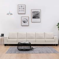 vidaxl 5-Sitzer-Sofa  Creme