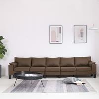 vidaxl 5-Sitzer-Sofa  Braun