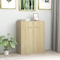 vidaxl Sideboard 60x30x75cm Spanplatte Sonoma-Eiche