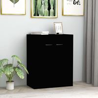 VIDAXL Sideboard Schwarz 60 X 30 X 75 Cm Spanplatte