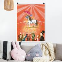 Poster Kinderzimmer Zirkuspony Micki