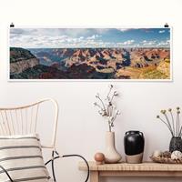 Klebefieber Panorama Poster Natur & Landschaft Natur des Canyons