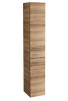 fackelmann Milano Hochschrank 30,5 x 165,5 x 32 cm, Ast-Eiche (84252)