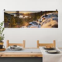 Panorama Poster Natur & Landschaft Eagle Falls