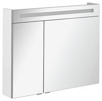 fackelmann B.clever Spiegelschrank 90 cm, Weiß