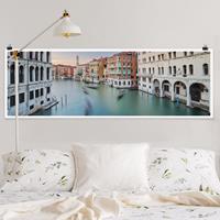Panorama Poster Architektur & Skyline Canale Grande Blick von der Rialtobrücke Venedig