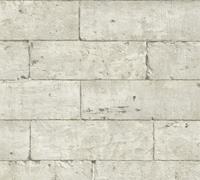 Klebefieber Mustertapete A.S. Création Authentic Walls 2 in Beige Grau Schwarz - 366201