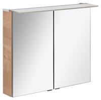 fackelmann B.perfekt Spiegelschrank 80 cm, Ast-Eiche