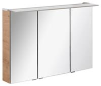 fackelmann B.perfekt Spiegelschrank 100 cm, Ast-Eiche