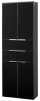 fackelmann Kara Hochschrank 61 x 176 cm, Anthrazit (80921)