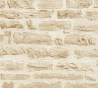 Klebefieber Mustertapete A.S. Création Best of Wood`n Stone 2nd Edition in Beige Creme - 355802