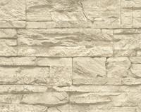 Klebefieber Mustertapete A.S. Création Best of Wood`n Stone 2nd Edition in Beige Creme - 707130