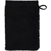 cawö Life Style Uni 7007 - Farbe: schwarz - 906 Waschhandschuh 16x22 cm