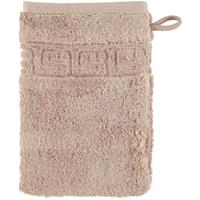 cawö Noblesse Uni 1001 - Farbe: 375 - sand Waschhandschuh 16x22 cm