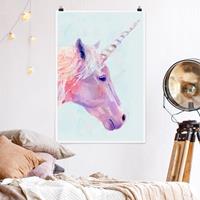 Klebefieber Poster Tiere Mystisches Einhorn I