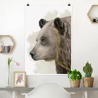 Klebefieber Poster Tiere Waldfreunde - Bär