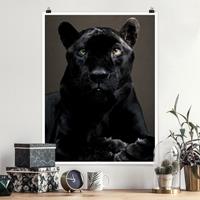 Klebefieber Poster Tiere Black Puma