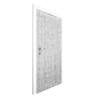 Klebefieber Türtapete Große Wand mit Betonlook