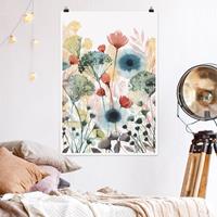 Klebefieber Poster Blumen Wildblumen im Sommer I