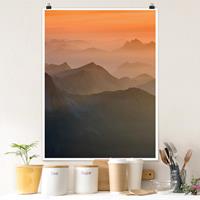 Klebefieber Poster Natur & Landschaft Blick von der Zugspitze