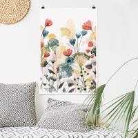 Klebefieber Poster Blumen Wildblumen im Sommer II