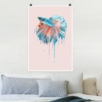 Klebefieber Poster Tiere Schmelzender Fisch