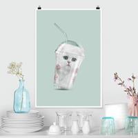 Klebefieber Poster Tiere Shake mit Katze