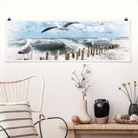 Klebefieber Panorama Poster Natur & Landschaft No.YK3 Absolut Sylt