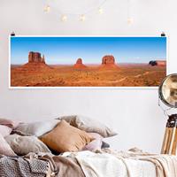Klebefieber Panorama Poster Natur & Landschaft Rambling Colorado Plateau