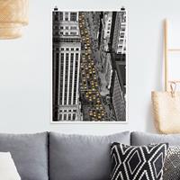 Klebefieber Poster Architektur & Skyline Taxiverkehr in Manhattan