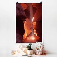 Klebefieber Poster Natur & Landschaft Lichtschacht im Antelope Canyon