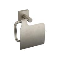 lenz Sky Papierhalter mit Deckel, nickel-matt