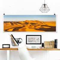 Klebefieber Panorama Poster Natur & Landschaft Murzuq Desert In Libya