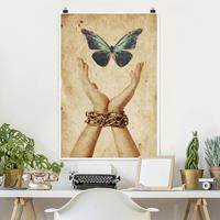 Klebefieber Poster Tiere Flieg, Schmetterling!