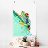 Klebefieber Poster Tiere Frog