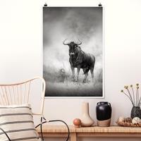 Klebefieber Poster Tiere Staring Wildebeest