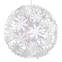 Globo Lighting home24  Pendelleuchte Stella Acrylglas Weiß Modern Ø 60 cm 1-flammig E27