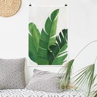 Klebefieber Poster Blumen Lieblingspflanzen - Banane