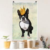 Klebefieber Poster Tiere Tierportrait - Terrierkönig