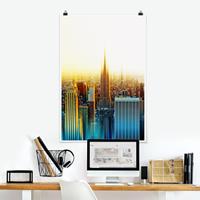 Klebefieber Poster Architektur & Skyline Manhattan Abstrakt