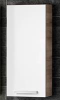 A-Vero Hängeschrank 35 x 79 cm, Weiß HG / Graueiche (82523)