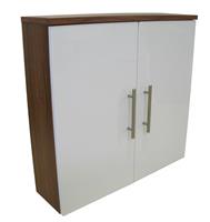 Badkamerkast Milan Walnoot Wit M
