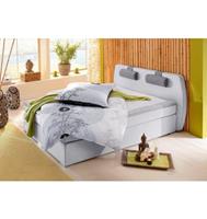 ATLANTIC home collection Boxspring met topmatras en verstelbaar nekkussen