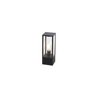 QAZQA Industriële staande buitenlamp zwart 40 cm IP44 - Charlois