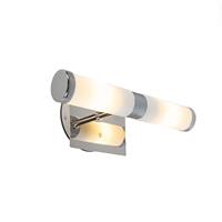 QAZQA Moderne wandlamp chroom IP44 - Bath 2