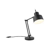 qazqa Retro Tischlampe schwarz - Chappie - 